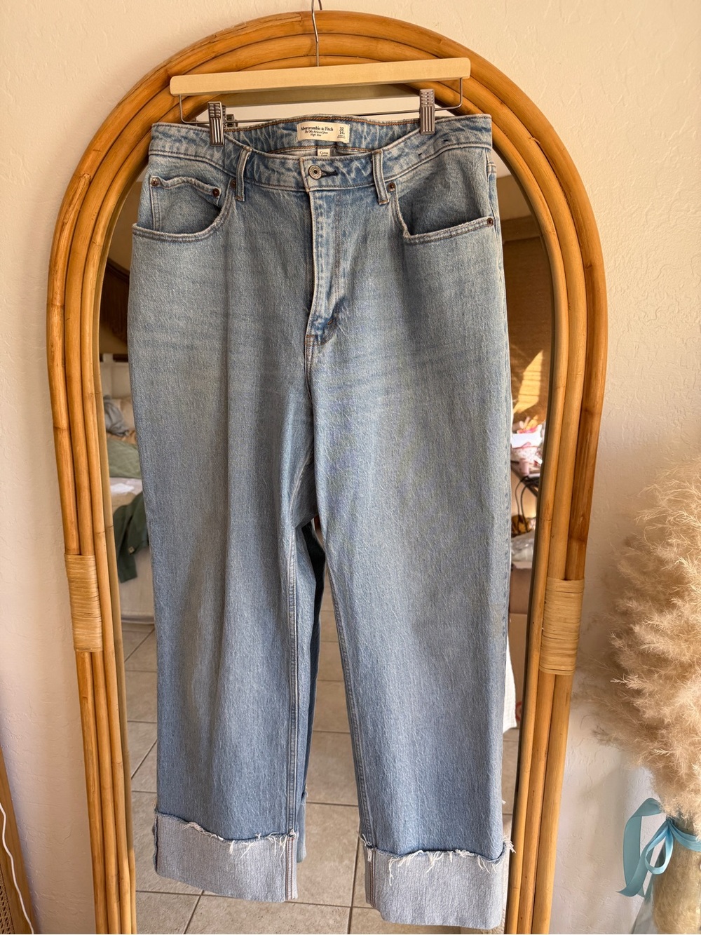 Abercrombie & Fitch Light Blue Straight Leg Jeans